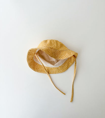 Organic cotton hat | Melide | Yellow