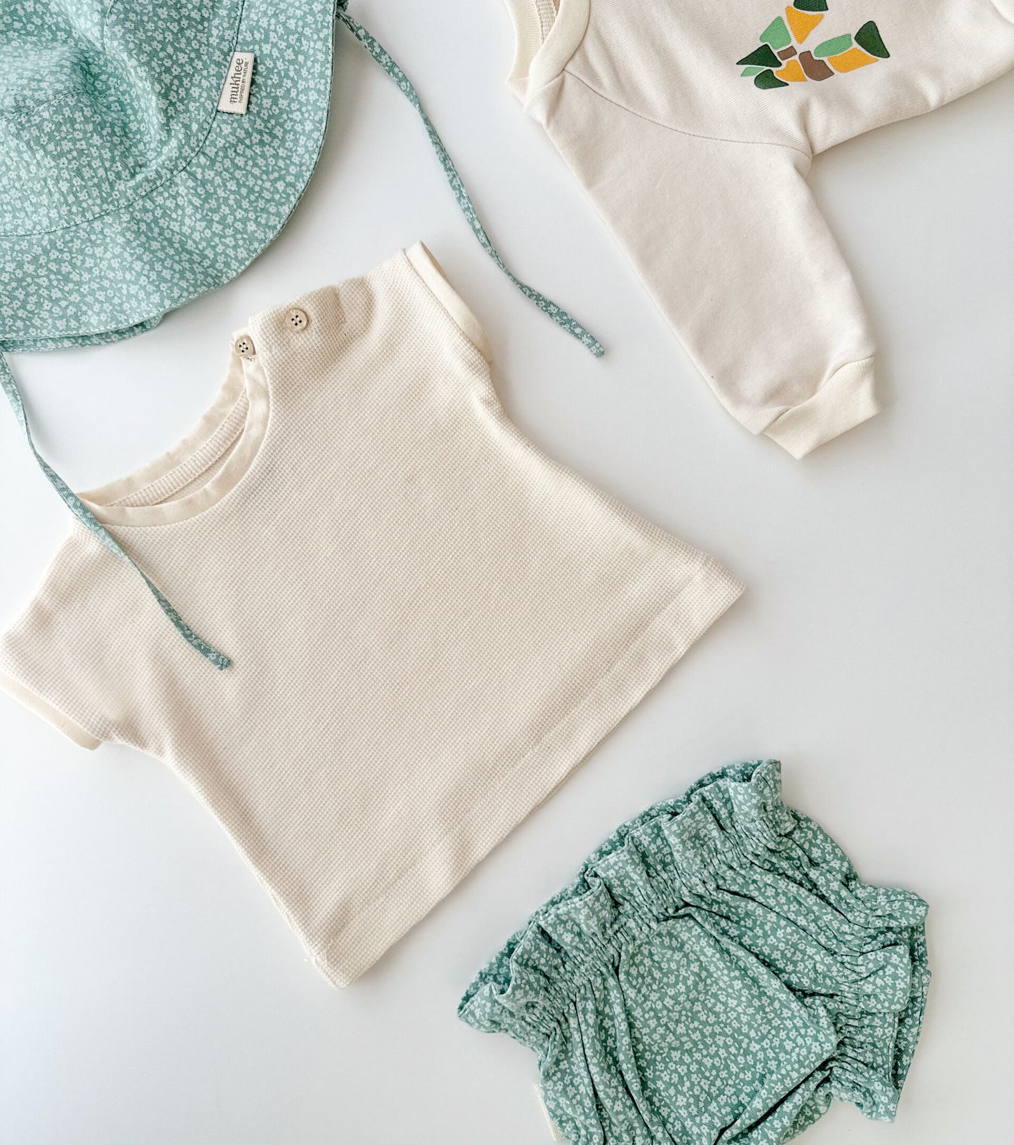 Gorro en algodón orgánico | Melide | Verde Menta