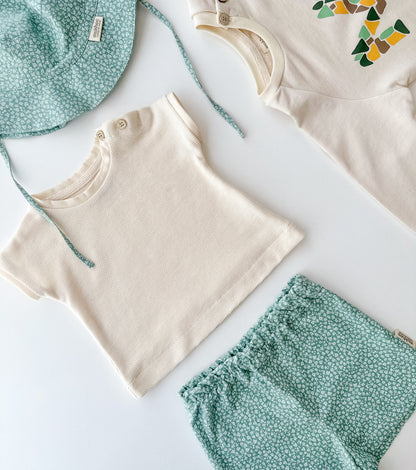 Bermuda en algodón orgánico | Melide | Verde Menta