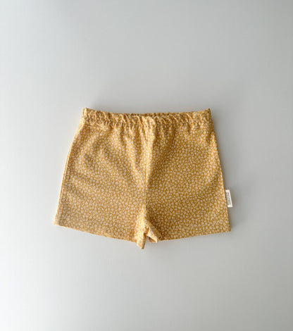Organic cotton Bermuda shorts | Melide | Yellow