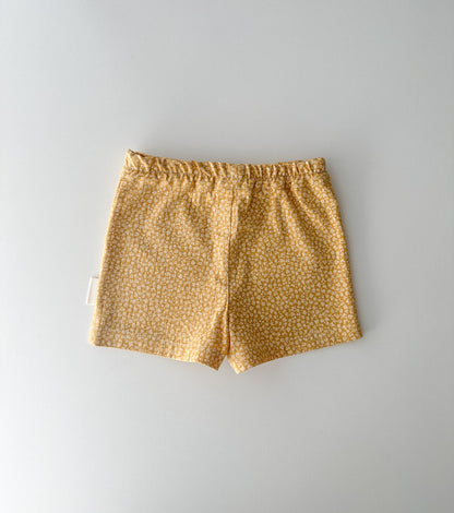 Organic cotton Bermuda shorts | Melide | Yellow