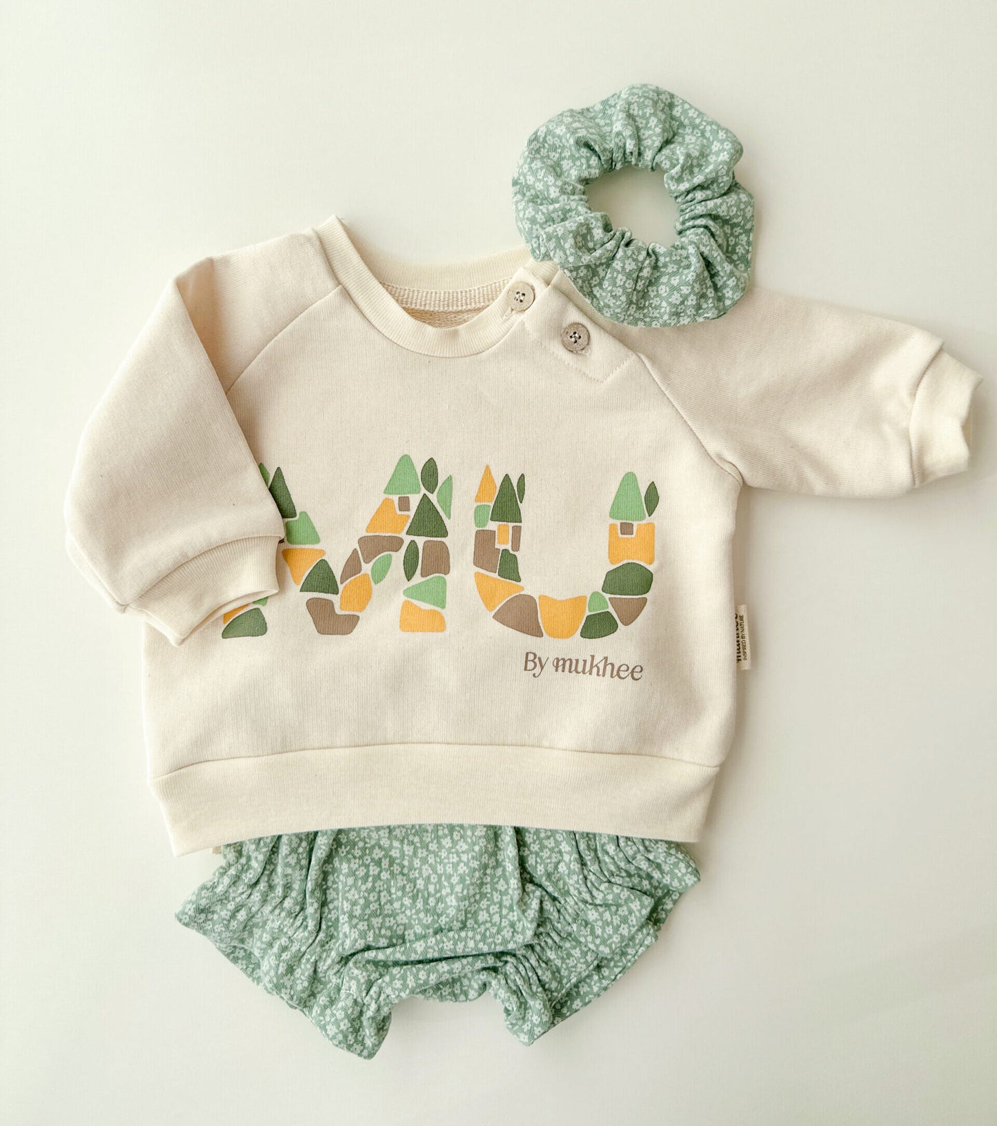 Culetín en algodón orgánico | Melide | Verde Menta
